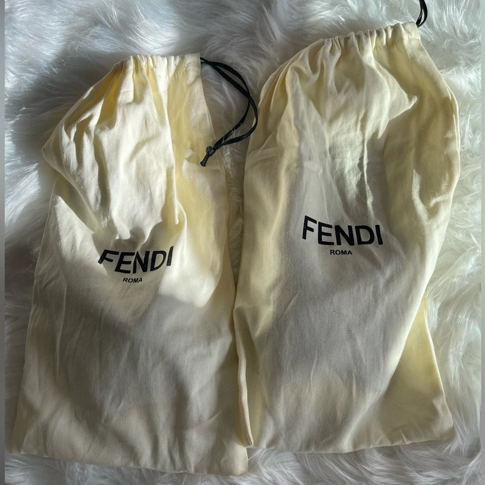 Authentic Fendi Cross-Strap FF Logo Sandals Mens - Picture 5 of 7